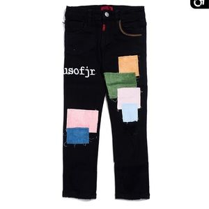 Keanu Denim (Black Patchwork) 1T
